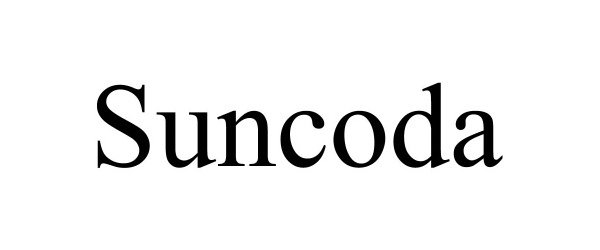 Trademark Logo SUNCODA