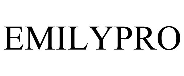 Trademark Logo EMILYPRO