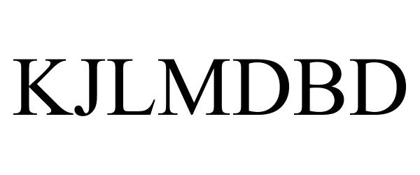 Trademark Logo KJLMDBD