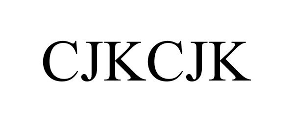 Trademark Logo CJKCJK
