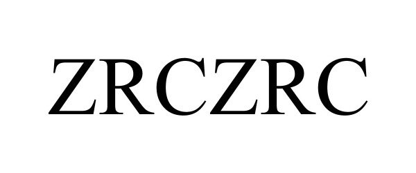 Trademark Logo ZRCZRC