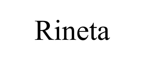 Trademark Logo RINETA