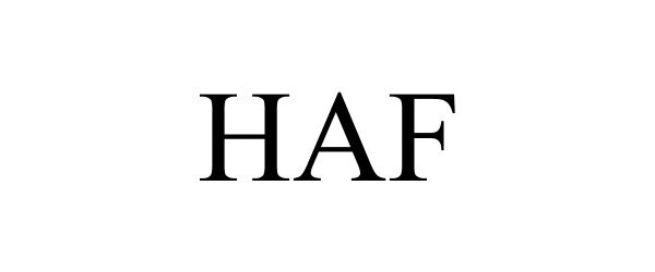Trademark Logo HAF