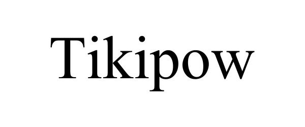 Trademark Logo TIKIPOW