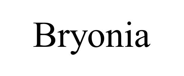 Trademark Logo BRYONIA