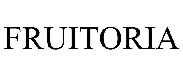 Trademark Logo FRUITORIA