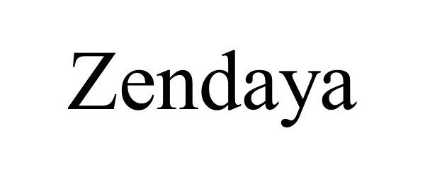 Trademark Logo ZENDAYA