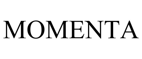 Trademark Logo MOMENTA