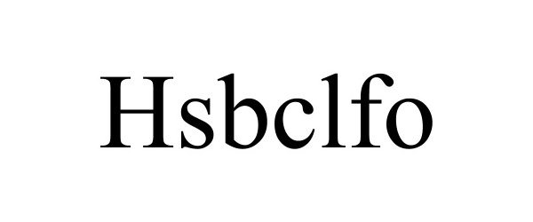 Trademark Logo HSBCLFO