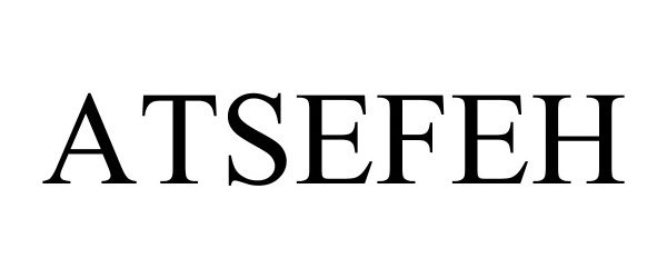 Trademark Logo ATSEFEH