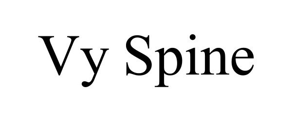 Trademark Logo VY SPINE