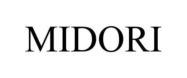 Trademark Logo MIDORI