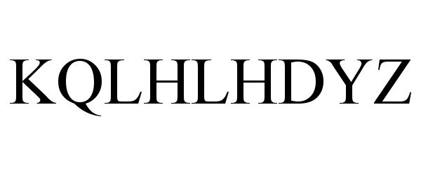 Trademark Logo KQLHLHDYZ