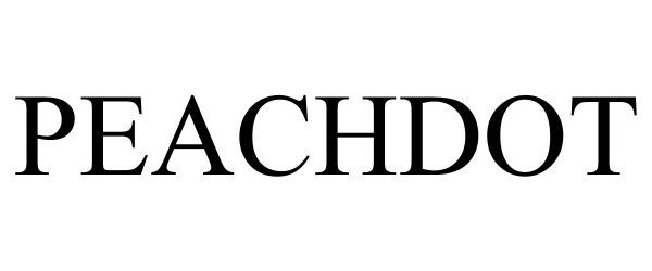 Trademark Logo PEACHDOT