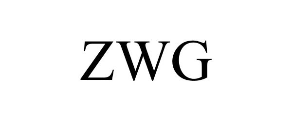 Trademark Logo ZWG