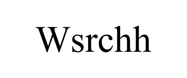 Trademark Logo WSRCHH