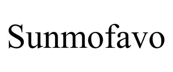 Trademark Logo SUNMOFAVO