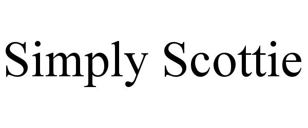 Trademark Logo SIMPLY SCOTTIE