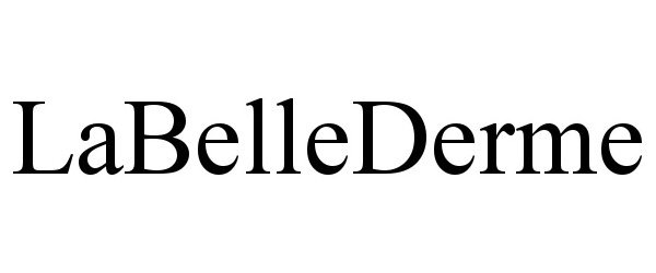 Trademark Logo LABELLEDERME