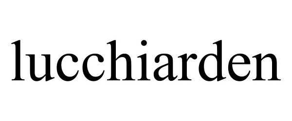 Trademark Logo LUCCHIARDEN