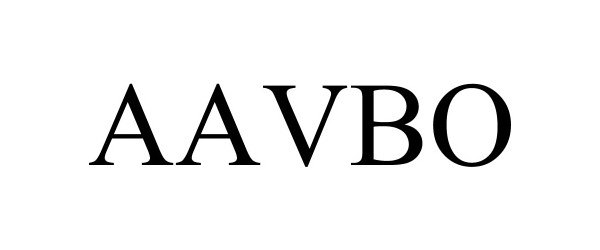 Trademark Logo AAVBO