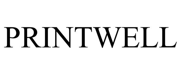 Trademark Logo PRINTWELL