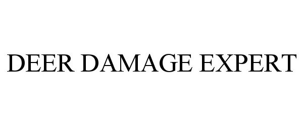 Trademark Logo DEER DAMAGE EXPERT