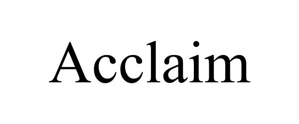 Trademark Logo ACCLAIM