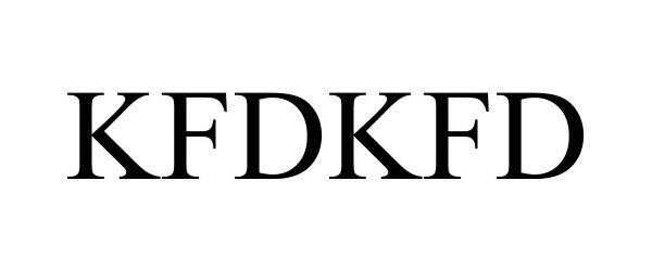 Trademark Logo KFDKFD