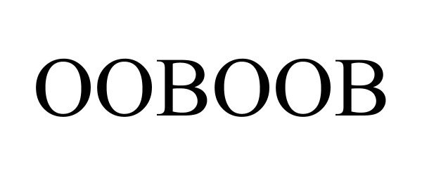 Trademark Logo OOBOOB