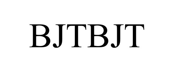 Trademark Logo BJTBJT