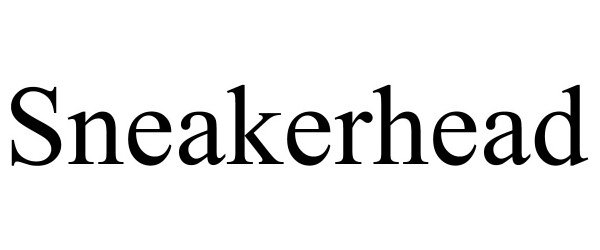 Trademark Logo SNEAKERHEAD