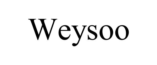 Trademark Logo WEYSOO