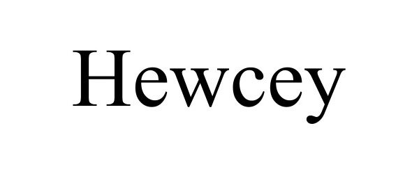 Trademark Logo HEWCEY