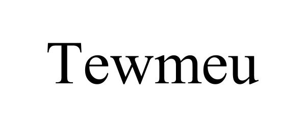 Trademark Logo TEWMEU
