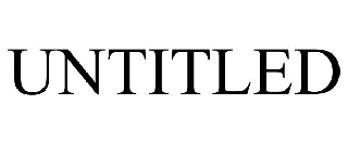 Trademark Logo UNTITLED