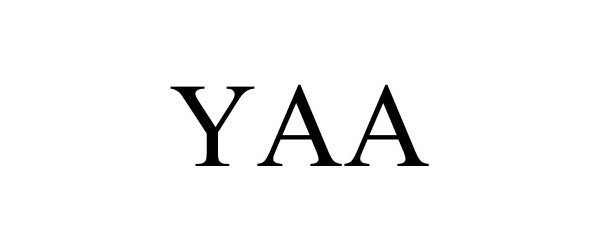 Trademark Logo YAA