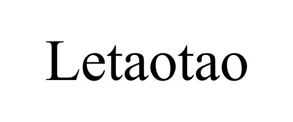 Trademark Logo LETAOTAO