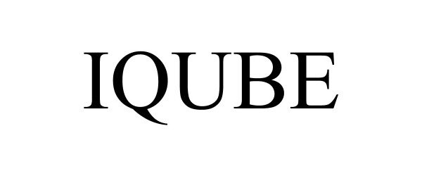 Trademark Logo IQUBE