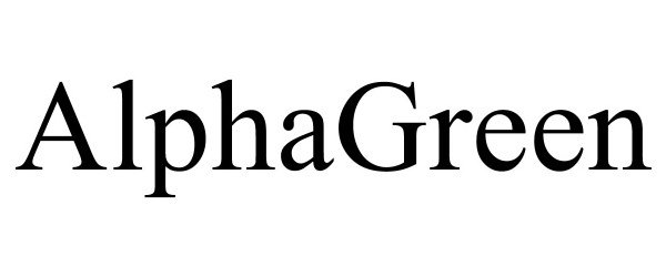 Trademark Logo ALPHAGREEN