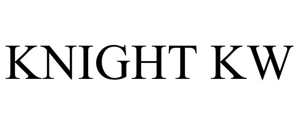 Trademark Logo KNIGHT KW
