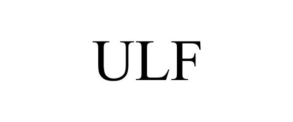 Trademark Logo ULF