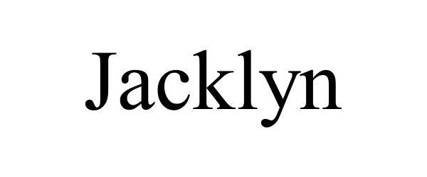 Trademark Logo JACKLYN