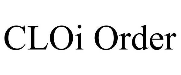 Trademark Logo CLOI ORDER