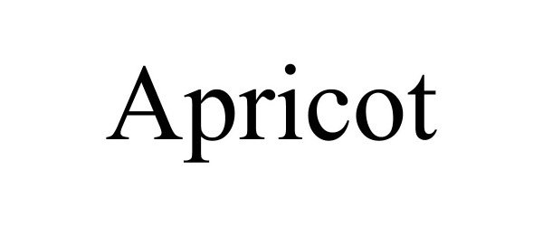 Trademark Logo APRICOT