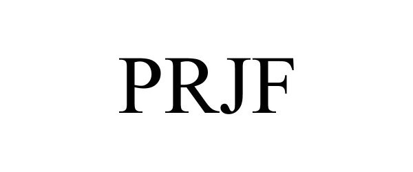 Trademark Logo PRJF