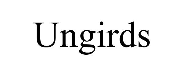 Trademark Logo UNGIRDS