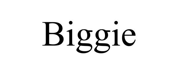 Trademark Logo BIGGIE