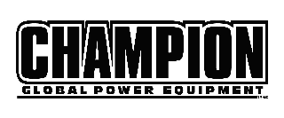 Trademark Logo CHAMPION GLOBAL POWER EQUIPMENT