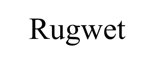 Trademark Logo RUGWET